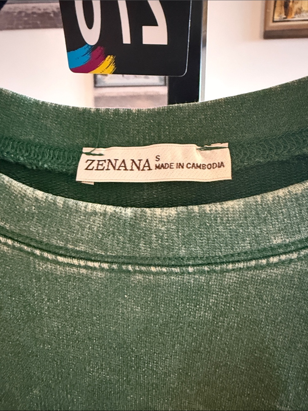 #276 COTTON ZENANA SWEATSHIRT - Picture 2 of 4